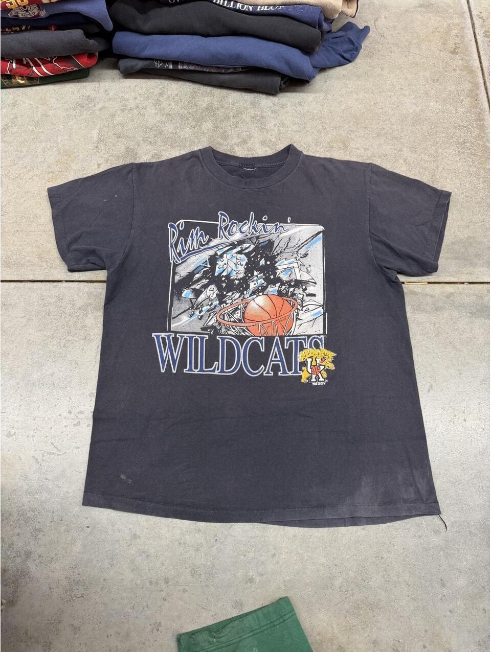 Vintage University Of Kentucky Wildcats Collegiate Made In Usa Basketball Shirt